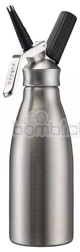 Obrázok 5 - Šľahačkova fľaša WHIPCREAMER INOX Kayser 0,5 L PROFI PLUS 10 ks bombičiek ZDARMA